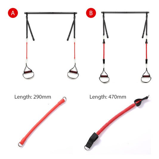 Portable Full Body Workout Bar with Resistance Bands - MyFitnessProducts