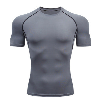 Quick-Dry Short Sleeve Compression Shirt - MyFitnessProducts