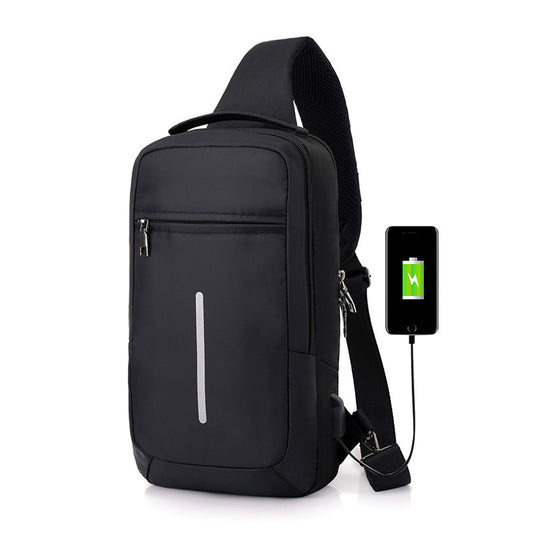 Anti-Theft USB Charging Chest Bag - MyFitnessProducts