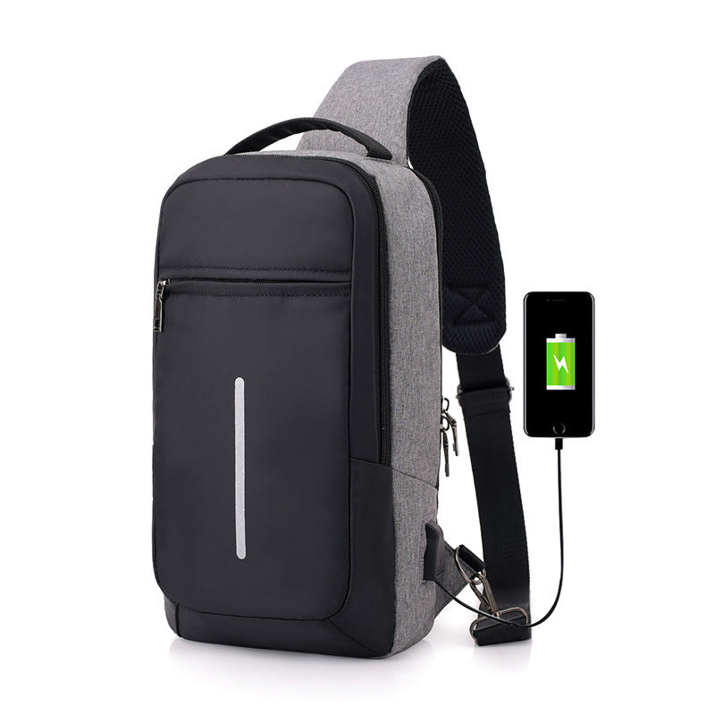 Anti-Theft USB Charging Chest Bag - MyFitnessProducts