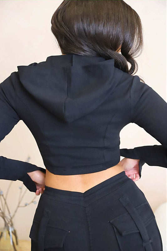 High-Waisted Cargo Tops & Pants suit - MyFitnessProducts