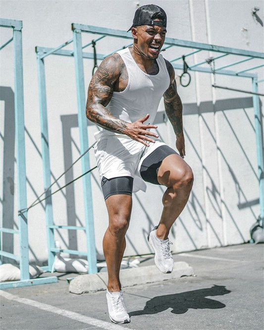 Men’s 2-in-1 Quick-Dry Running Shorts - MyFitnessProducts