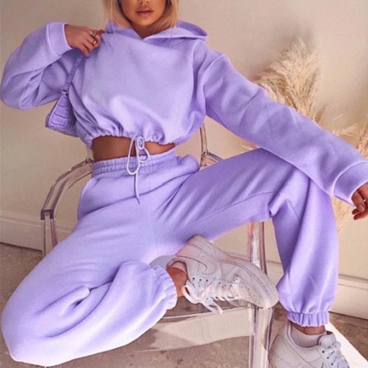 2-Piece Jogging Suit – Long Sleeve Hoodie & Sweatpants - MyFitnessProducts