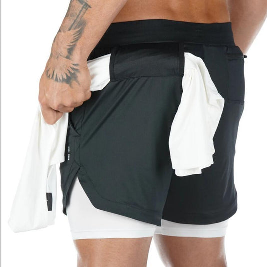 Men’s 2-in-1 Quick-Dry Running Shorts - MyFitnessProducts