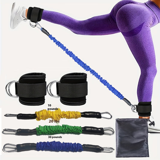 Adjustable Ankle Resistance Bands - MyFitnessProducts