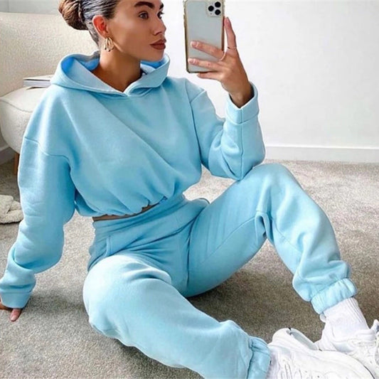 2-Piece Jogging Suit – Long Sleeve Hoodie & Sweatpants - MyFitnessProducts