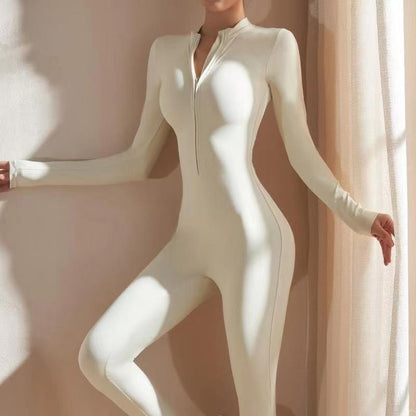 Seamless Long & Short-Sleeve Sports Jumpsuit - MyFitnessProducts
