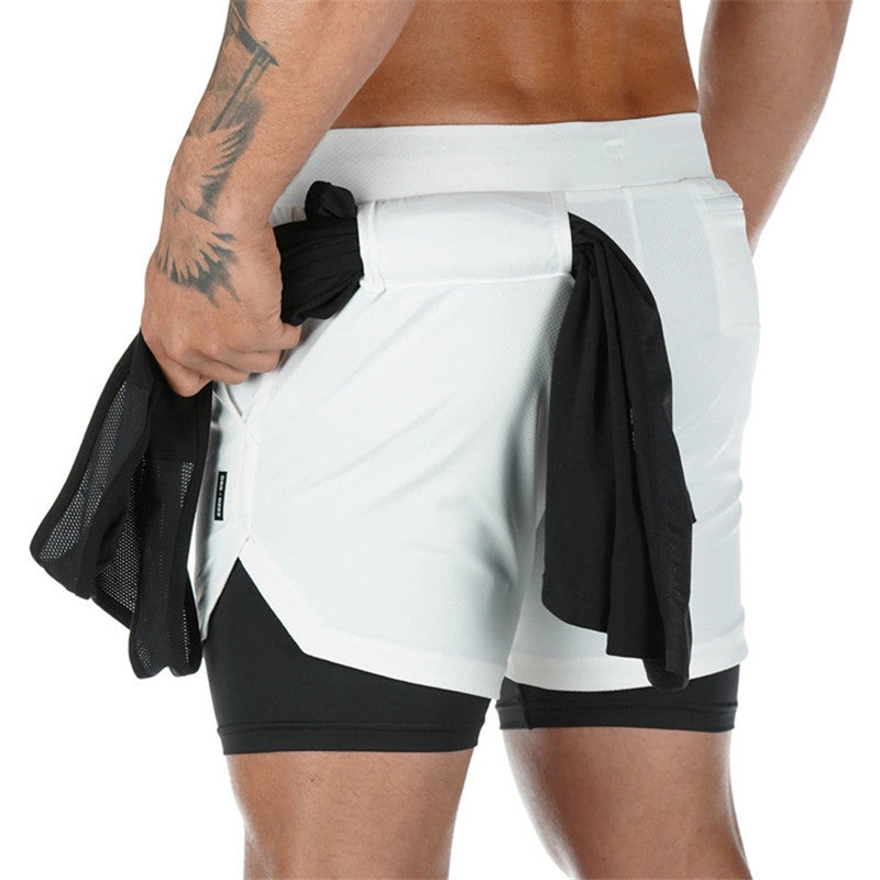 Men’s 2-in-1 Quick-Dry Running Shorts - MyFitnessProducts