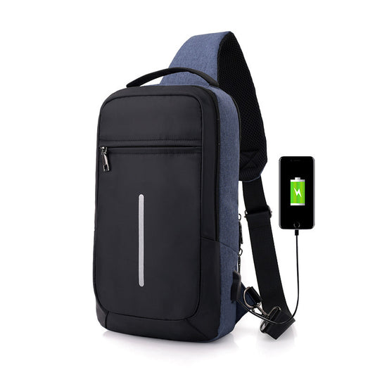 Anti-Theft USB Charging Chest Bag - MyFitnessProducts