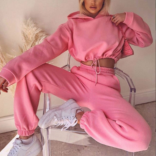 2-Piece Jogging Suit – Long Sleeve Hoodie & Sweatpants - MyFitnessProducts