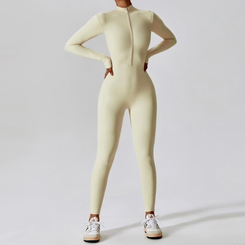 Seamless Long & Short-Sleeve Sports Jumpsuit - MyFitnessProducts