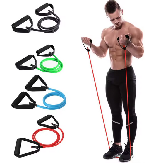 Resistance Tube with Foam Handles - MyFitnessProducts