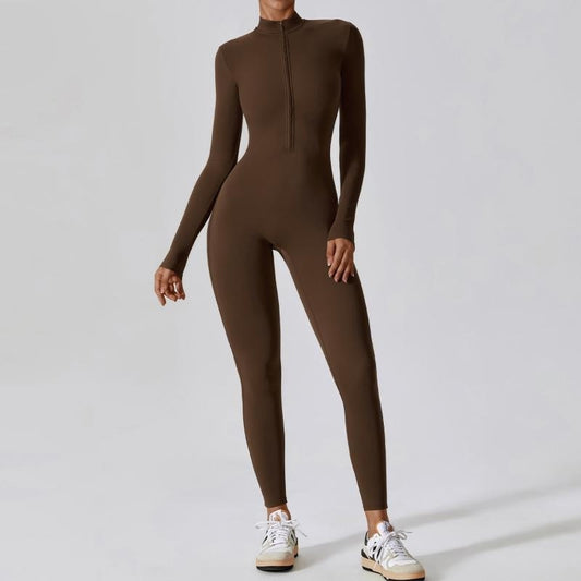 Seamless Long & Short-Sleeve Sports Jumpsuit - MyFitnessProducts