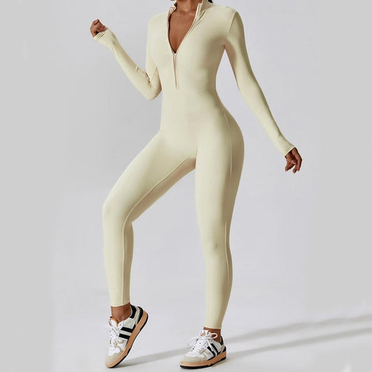 Seamless Long & Short-Sleeve Sports Jumpsuit - MyFitnessProducts