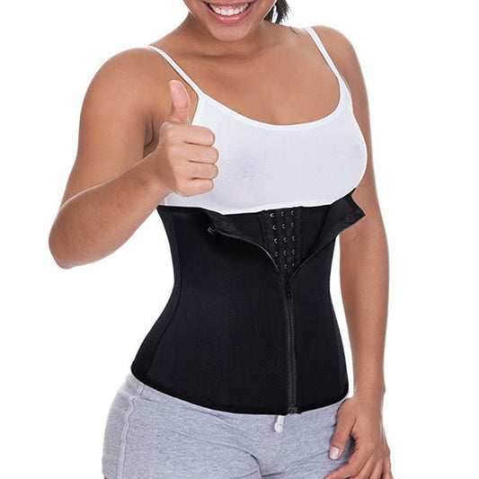 Amazon hot - selling zipper three - breasted belt neoprene corset body burst SWEAT fitness postpartum body girdle - MyFitnessProducts - Amazon hot - selling zipper three - breasted belt neoprene corset body burst SWEAT fitness postpartum body girdle