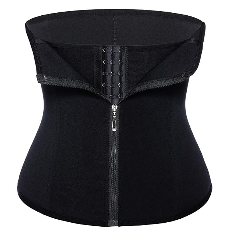 Amazon hot - selling zipper three - breasted belt neoprene corset body burst SWEAT fitness postpartum body girdle - MyFitnessProducts - Amazon hot - selling zipper three - breasted belt neoprene corset body burst SWEAT fitness postpartum body girdle