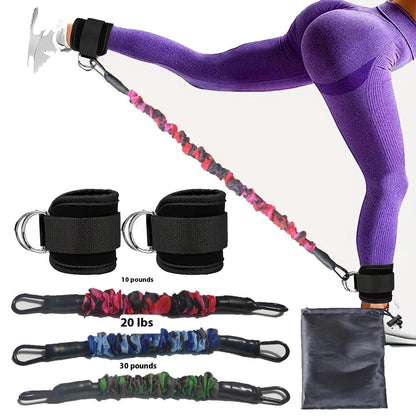 Adjustable Ankle Resistance Bands - MyFitnessProducts
