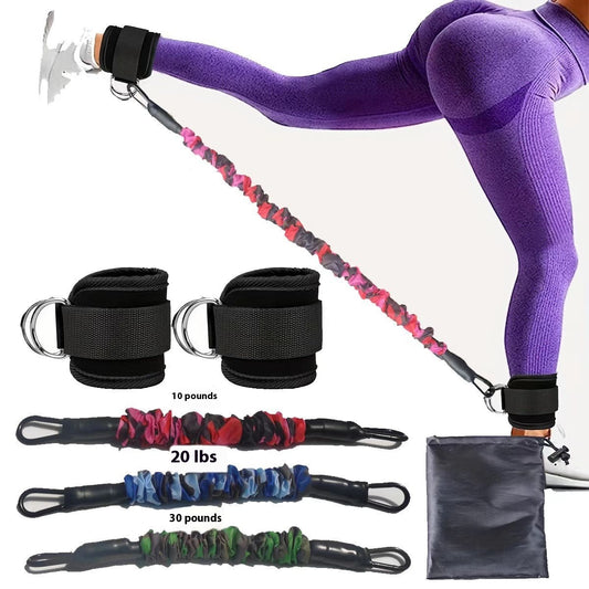 Adjustable Ankle Resistance Bands - MyFitnessProducts