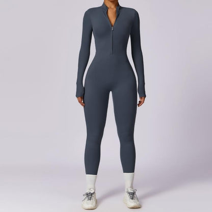 Seamless Long & Short-Sleeve Sports Jumpsuit - MyFitnessProducts