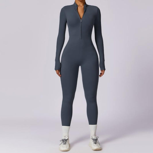 Seamless Long & Short-Sleeve Sports Jumpsuit - MyFitnessProducts