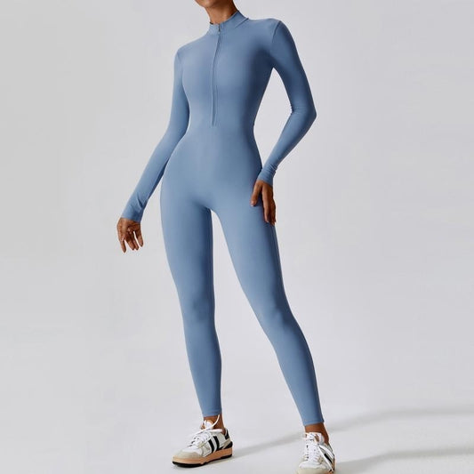 Seamless Long & Short-Sleeve Sports Jumpsuit - MyFitnessProducts