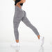 Fashion Snowflake Cropped Camouflage Jacquard Seamless Fitness Yoga Pants - MyFitnessProducts - Fashion Snowflake Cropped Camouflage Jacquard Seamless Fitness Yoga Pants