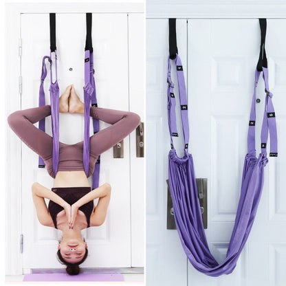 Fitness Hip Stretch Yoga Belt Inverted Rope Pull Stretch Belt Split Lower Waist Trainer - MyFitnessProducts - Fitness Hip Stretch Yoga Belt Inverted Rope Pull Stretch Belt Split Lower Waist Trainer