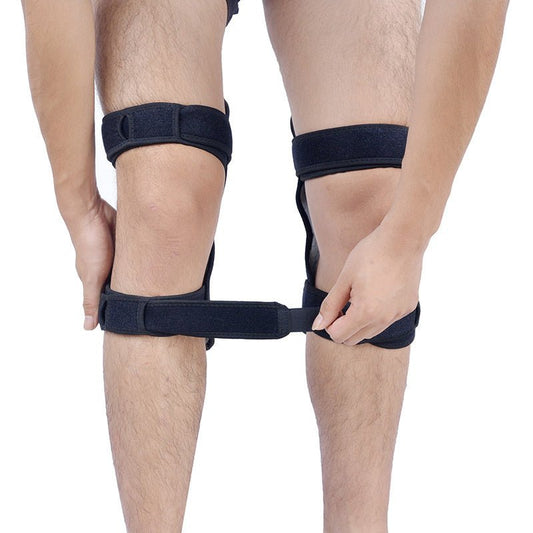 High Quality Knee Brace Patella Booster Spring Knee Brace Support For Mountaineering Squat Sports Knee Booster - MyFitnessProducts - High Quality Knee Brace Patella Booster Spring Knee Brace Support For Mountaineering Squat Sports Knee Booster