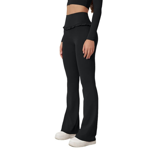 High Waist Hip Lift Lace Nude Feel Yoga Pants Running Fitness - MyFitnessProducts - High Waist Hip Lift Lace Nude Feel Yoga Pants Running Fitness