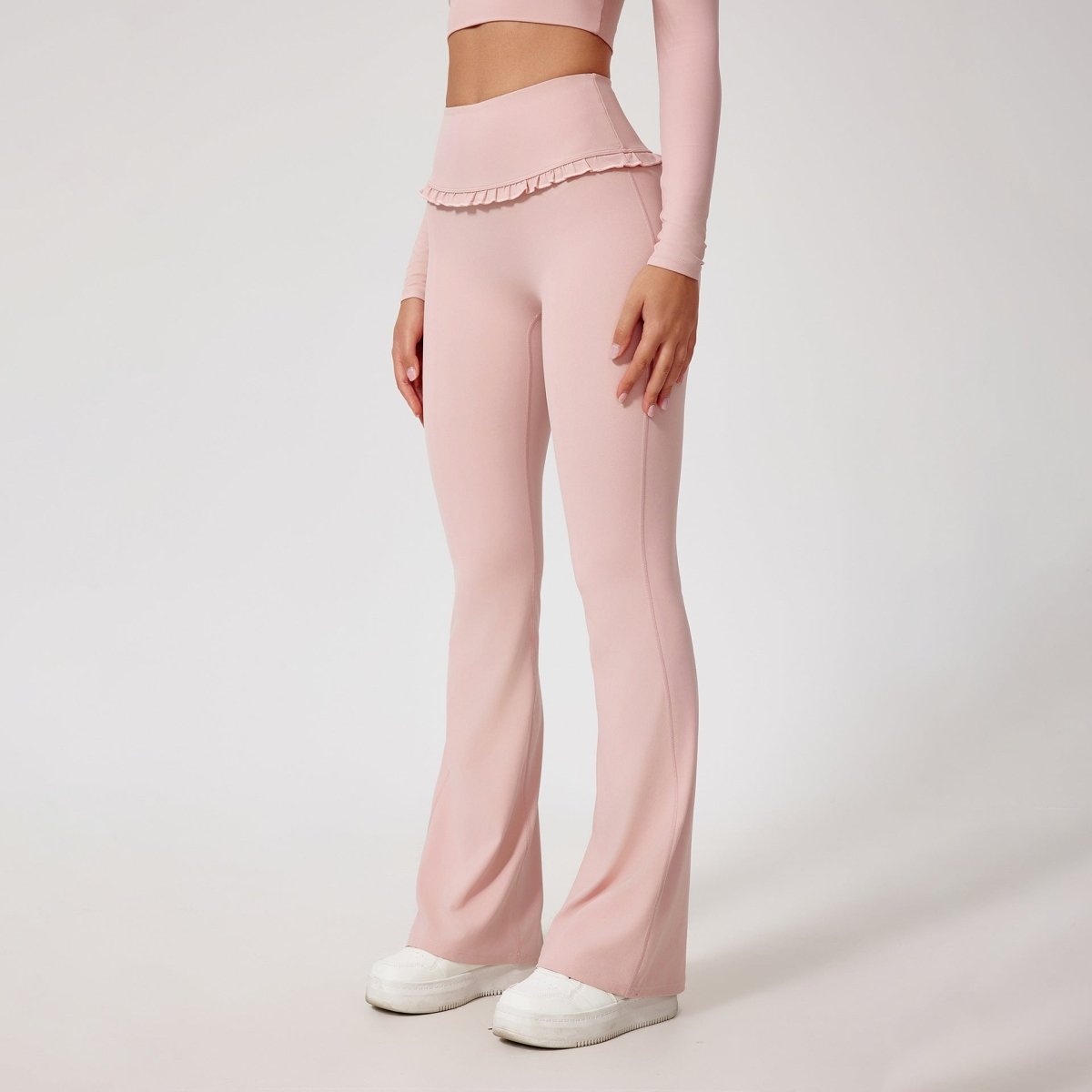 High Waist Hip Lift Lace Nude Feel Yoga Pants Running Fitness - MyFitnessProducts - High Waist Hip Lift Lace Nude Feel Yoga Pants Running Fitness