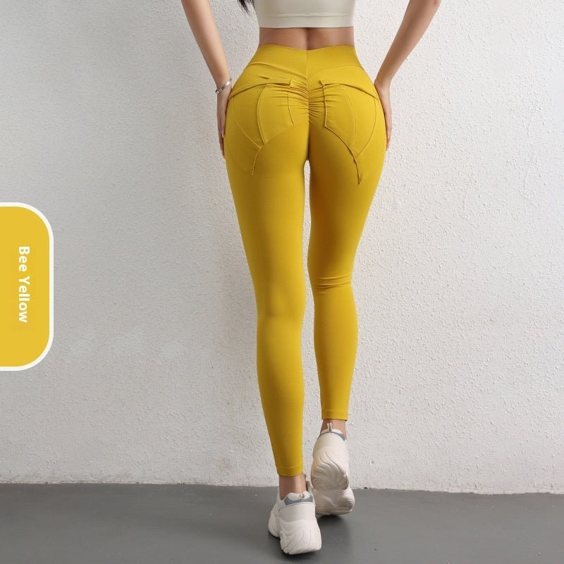 High Waist Hip Lift Yoga Pants With Pockets Women's Sports Fitness Trousers Leggings - MyFitnessProducts - High Waist Hip Lift Yoga Pants With Pockets Women's Sports Fitness Trousers Leggings
