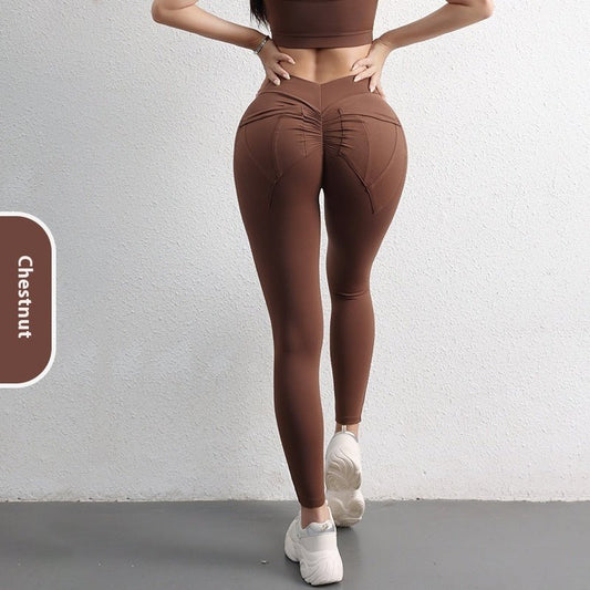 High Waist Hip Lift Yoga Pants With Pockets Women's Sports Fitness Trousers Leggings - MyFitnessProducts - High Waist Hip Lift Yoga Pants With Pockets Women's Sports Fitness Trousers Leggings