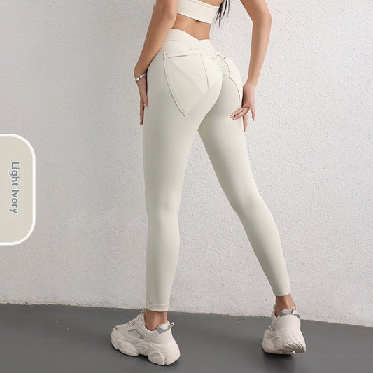 High Waist Hip Lift Yoga Pants With Pockets Women's Sports Fitness Trousers Leggings - MyFitnessProducts - High Waist Hip Lift Yoga Pants With Pockets Women's Sports Fitness Trousers Leggings
