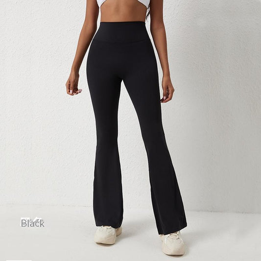 High Waisted Hip Lifting Tight Pants And Wide Leg Fitness Pants - MyFitnessProducts - High Waisted Hip Lifting Tight Pants And Wide Leg Fitness Pants