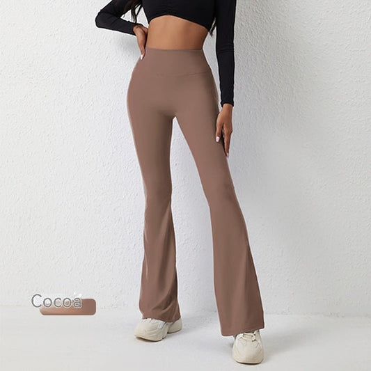High Waisted Hip Lifting Tight Pants And Wide Leg Fitness Pants - MyFitnessProducts - High Waisted Hip Lifting Tight Pants And Wide Leg Fitness Pants