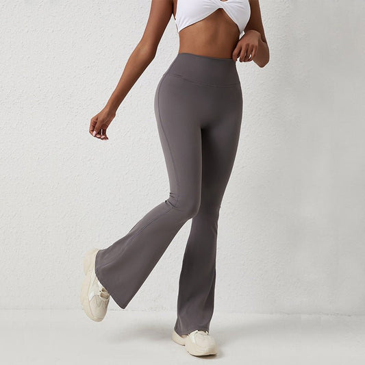High Waisted Hip Lifting Tight Pants And Wide Leg Fitness Pants - MyFitnessProducts - High Waisted Hip Lifting Tight Pants And Wide Leg Fitness Pants