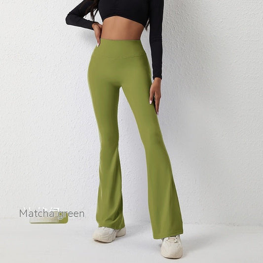 High Waisted Hip Lifting Tight Pants And Wide Leg Fitness Pants - MyFitnessProducts - High Waisted Hip Lifting Tight Pants And Wide Leg Fitness Pants