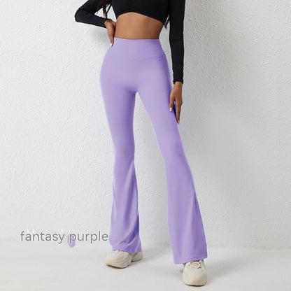 High Waisted Hip Lifting Tight Pants And Wide Leg Fitness Pants - MyFitnessProducts - High Waisted Hip Lifting Tight Pants And Wide Leg Fitness Pants