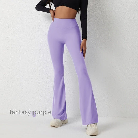 High Waisted Hip Lifting Tight Pants And Wide Leg Fitness Pants - MyFitnessProducts - High Waisted Hip Lifting Tight Pants And Wide Leg Fitness Pants