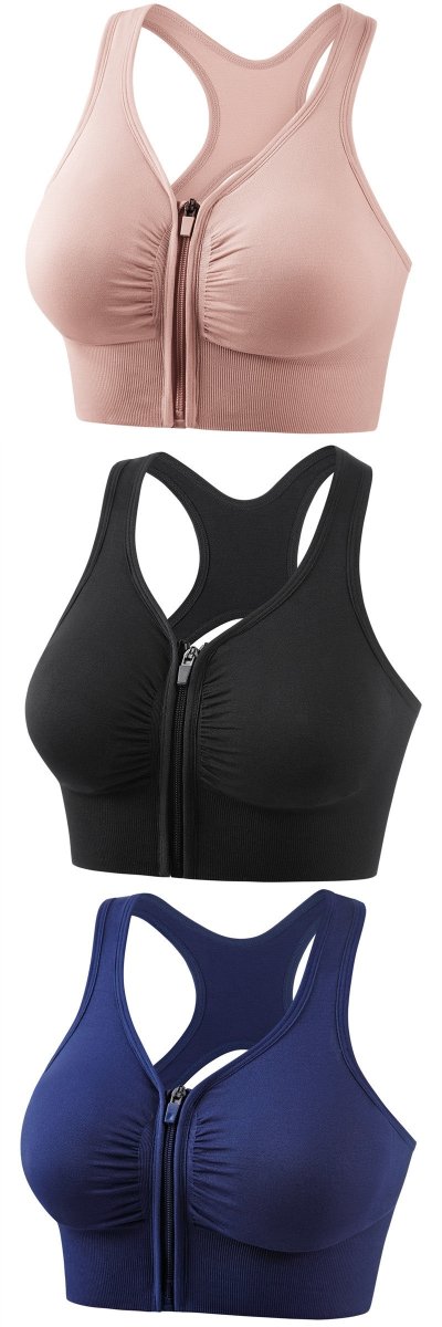 Shockproof Push Up Plus Size Running Yoga Fitness Sports Bra - MyFitnessProducts - Shockproof Push Up Plus Size Running Yoga Fitness Sports Bra