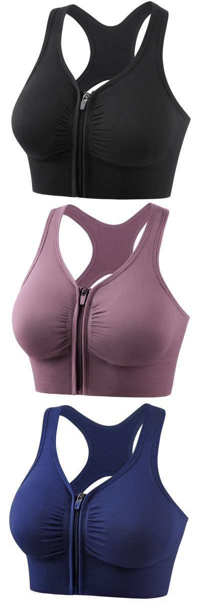 Shockproof Push Up Plus Size Running Yoga Fitness Sports Bra - MyFitnessProducts - Shockproof Push Up Plus Size Running Yoga Fitness Sports Bra