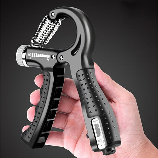 Single Pack Professional Hand Grip Strength Trainer, Carbon Fiber Foam Arm Muscle Finger Rehabilitation Fitness Equipment Hand Grip Strength Power Trainer Gripper Strengthener Adjustable Gym Exerciser - MyFitnessProducts - Single Pack Professional Hand Grip Strength Trainer, Carbon Fiber Foam Arm Muscle Finger Rehabilitation Fitness Equipment Hand Grip Strength Power Trainer Gripper Strengthener Adjustable Gym Exerciser