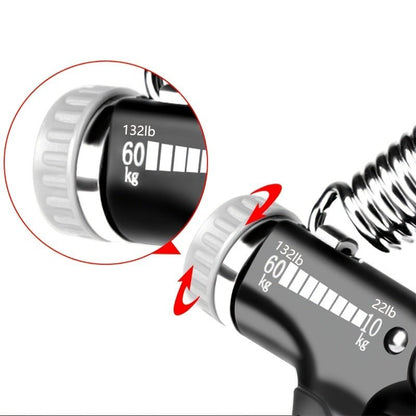 Single Pack Professional Hand Grip Strength Trainer, Carbon Fiber Foam Arm Muscle Finger Rehabilitation Fitness Equipment Hand Grip Strength Power Trainer Gripper Strengthener Adjustable Gym Exerciser - MyFitnessProducts - Single Pack Professional Hand Grip Strength Trainer, Carbon Fiber Foam Arm Muscle Finger Rehabilitation Fitness Equipment Hand Grip Strength Power Trainer Gripper Strengthener Adjustable Gym Exerciser