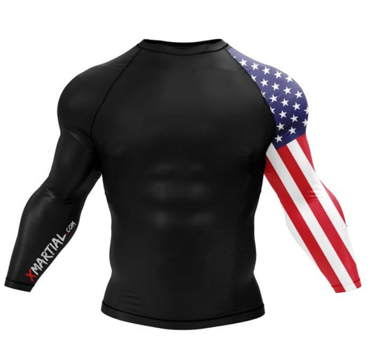 XM AMERICAN WARRIOR - Longsleeve And Shortsleeve - XMARTIAL - MyFitnessProducts - XM AMERICAN WARRIOR - Longsleeve And Shortsleeve - XMARTIAL