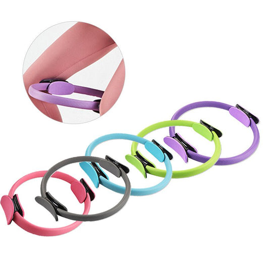 Yoga Fitness Pilates Ring Women Girls Circle Magic Dual Exercise Home Gym Workout Sports Lose Weight Body Resistance - MyFitnessProducts - Yoga Fitness Pilates Ring Women Girls Circle Magic Dual Exercise Home Gym Workout Sports Lose Weight Body Resistance