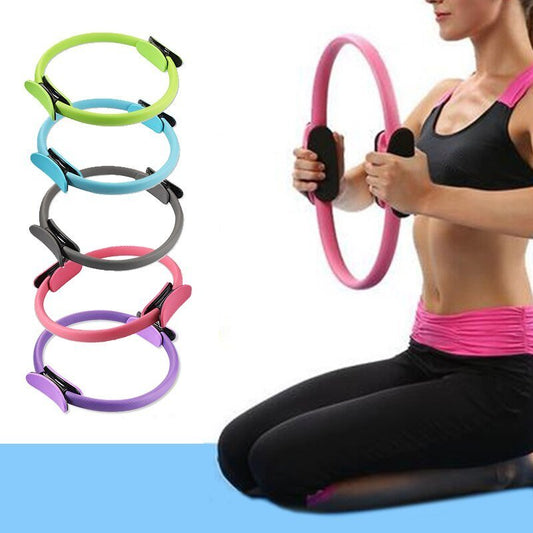 Yoga Fitness Pilates Ring Women Girls Circle Magic Dual Exercise Home Gym Workout Sports Lose Weight Body Resistance - MyFitnessProducts - Yoga Fitness Pilates Ring Women Girls Circle Magic Dual Exercise Home Gym Workout Sports Lose Weight Body Resistance